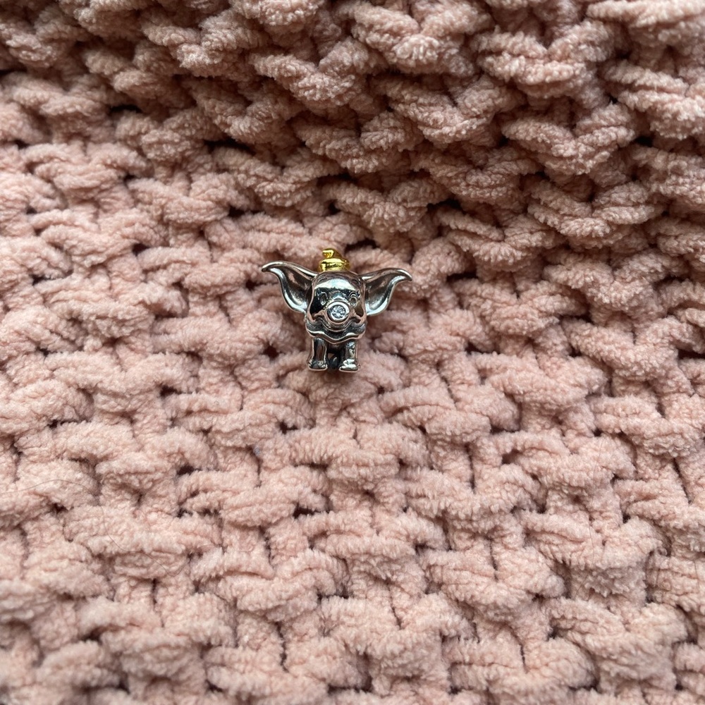 Disney x Pandora 100th anniversary dumbo lab grown diamond charm